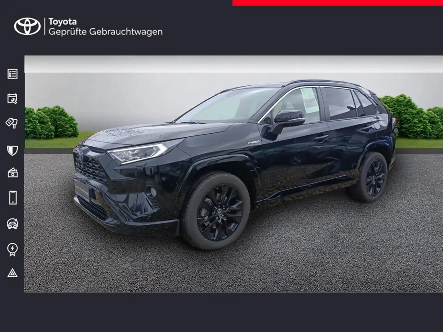 Toyota RAV 4 Hybrid 4x4 Black Edition, JBL, 360°, Leder, ... Schwarz - 1