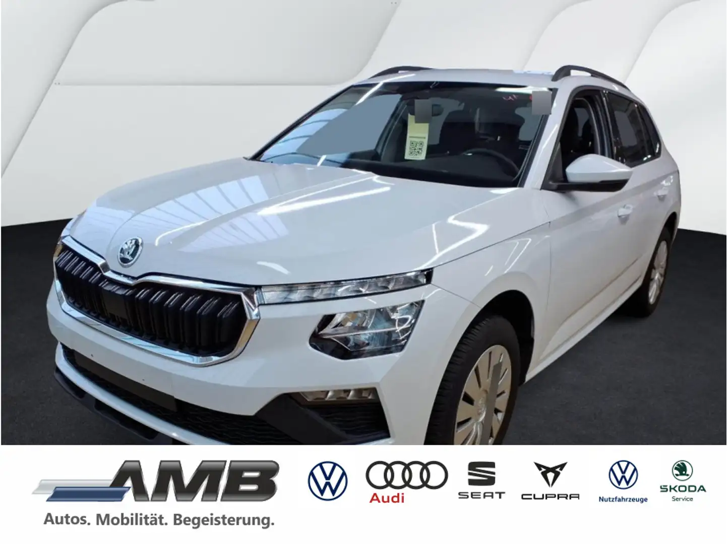 Skoda Kamiq Essence 1.0 TSI DSG/AHK/LED/Sitzhzg/GRA Weiß - 1