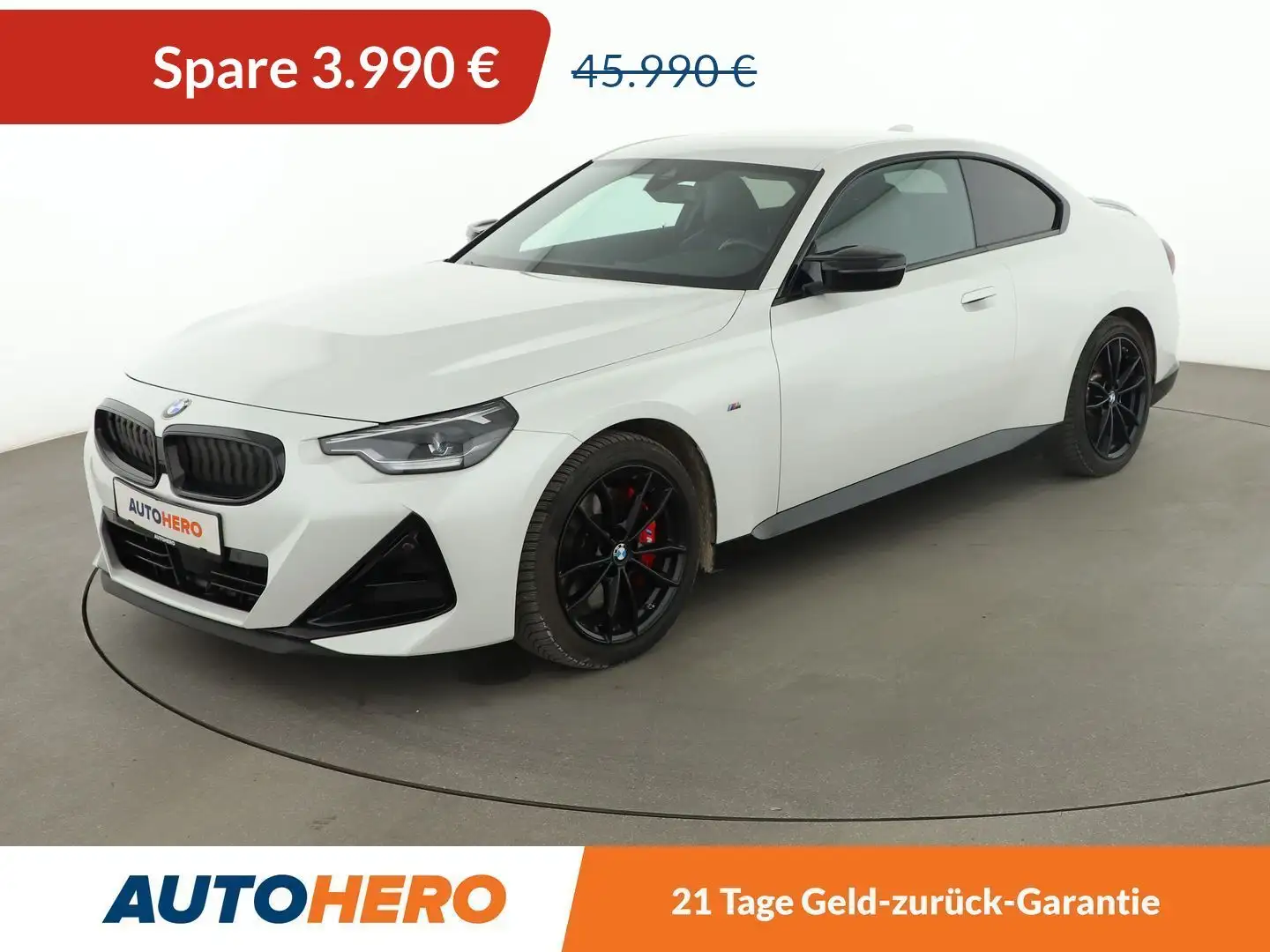 BMW M2 M240i xDrive Aut.*TEMPO*NAVI*PDC*SHZ*ALU* Weiß - 1