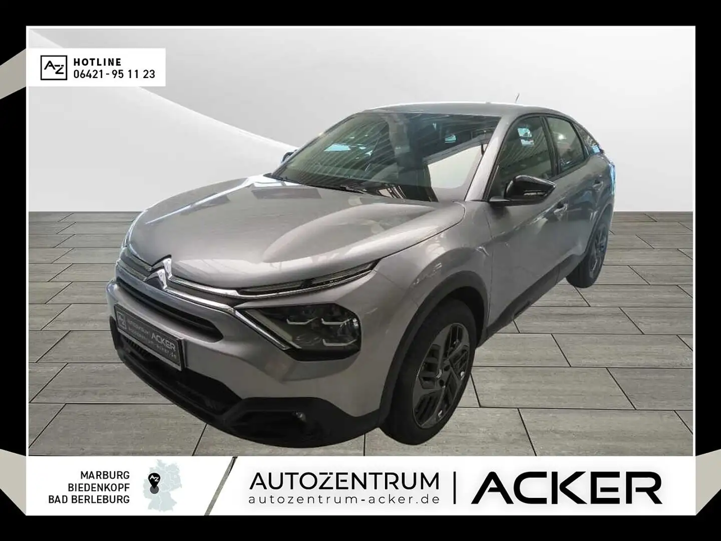 Citroen C4 Hybrid 136 ë-DSC6 PLUS RFK/LED -19%* Gris - 1