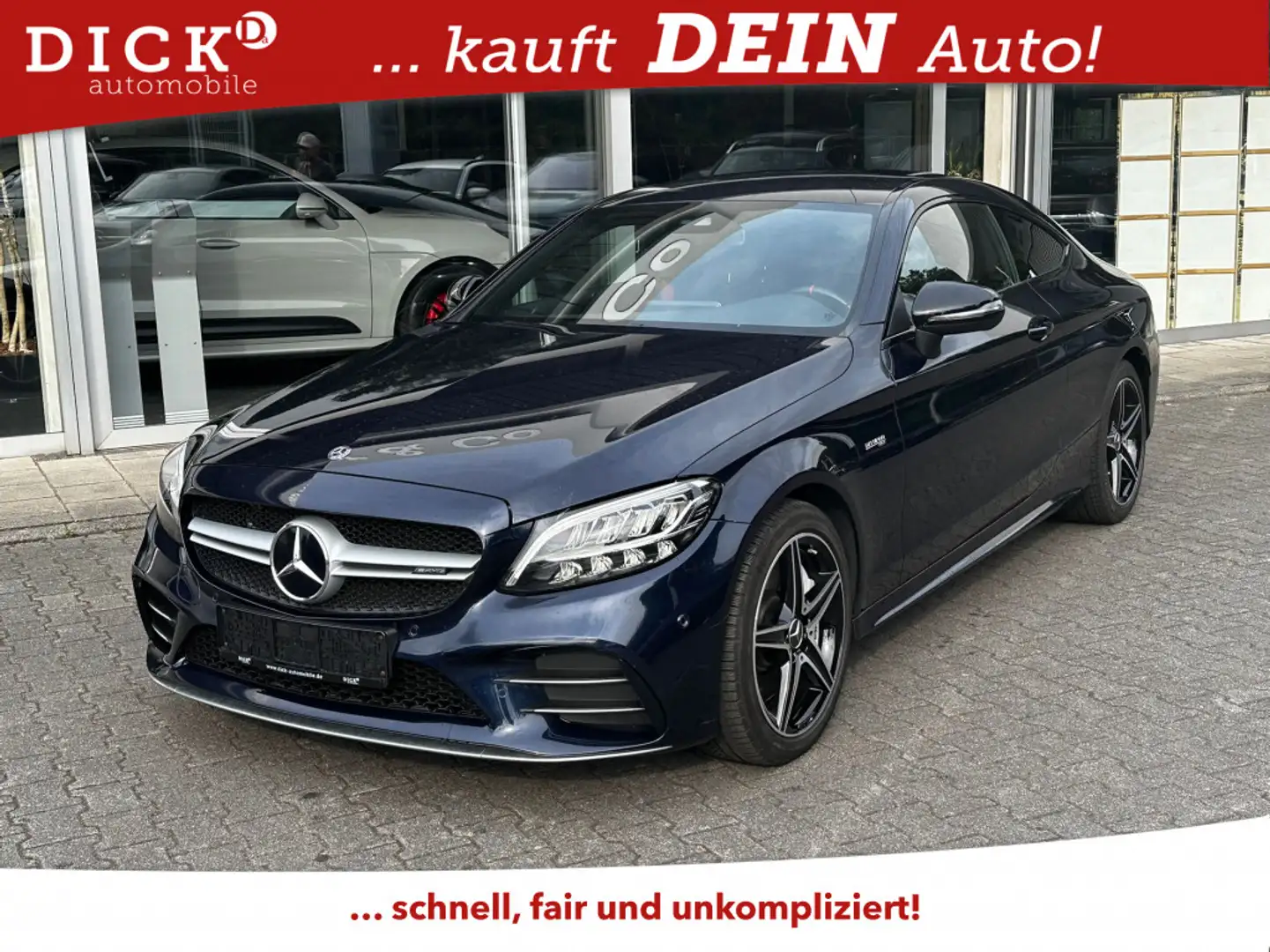 Mercedes-Benz C 43 AMG 4M VIRTU+PERFOMAN+NAVI+LED+SHZ+ACC+KAM+ Modrá - 1