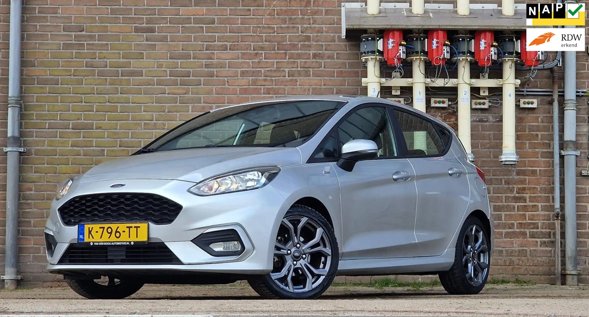 Ford Fiesta 1.0 EcoBoost ST-Line Android Stuurverwarming Cruis Gris - 1