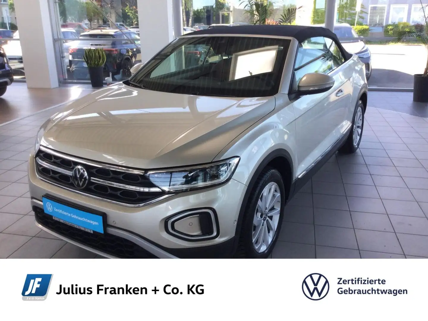Volkswagen T-Roc Cabriolet Style TSI NAVI STANDH ACC DIGI LM Argent - 1