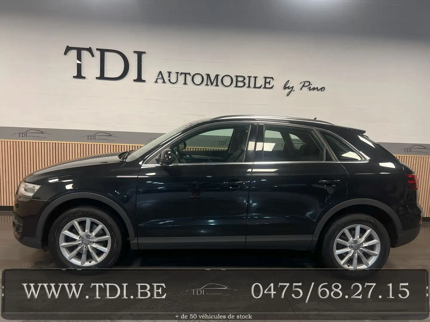 Audi Q3 ✔Q3 2.0 TDi Quattro S-tronic*Belge*Boite Auto✔ Noir - 1
