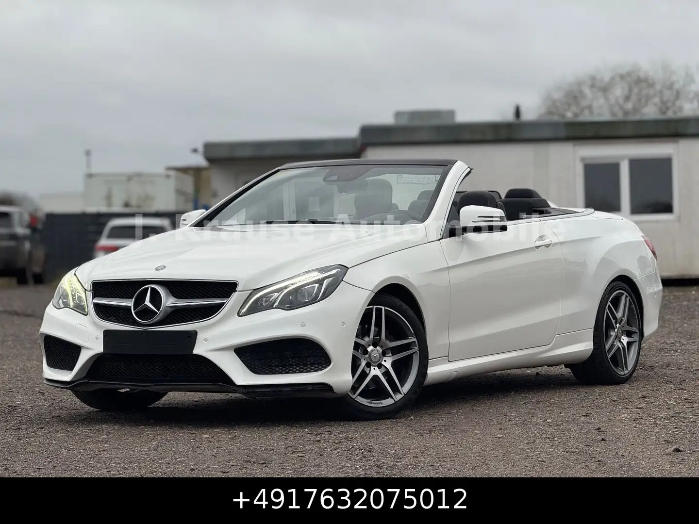 Mercedes-Benz E 350 CGI Cabrio Facelift AMG-Paket ILS LED H&K Weiß - 1