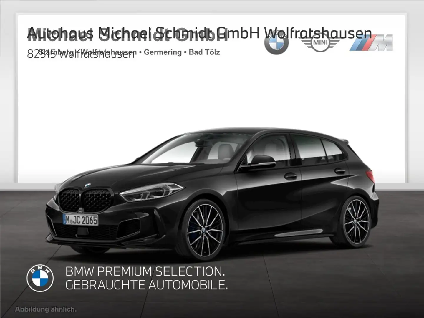 BMW 135 M135i xDrive Harman Kardon*Tempomat*LED*19 Zoll* Schwarz - 1