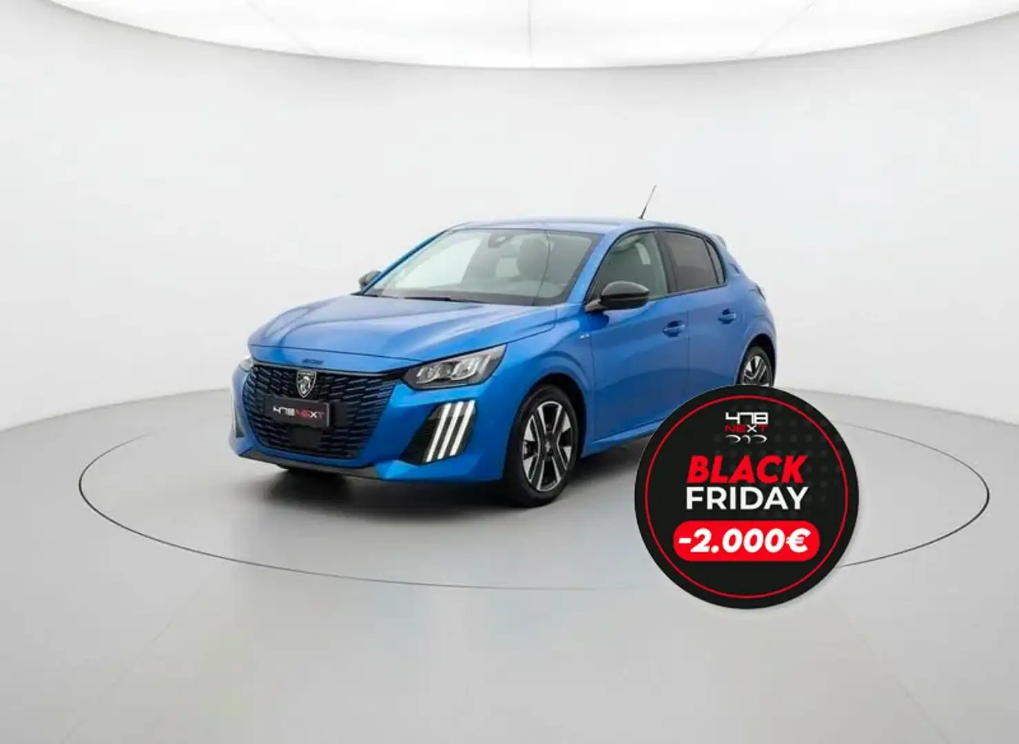 Peugeot 208 208 Hybrid 100 e-DCS6 GT Blauw - 1