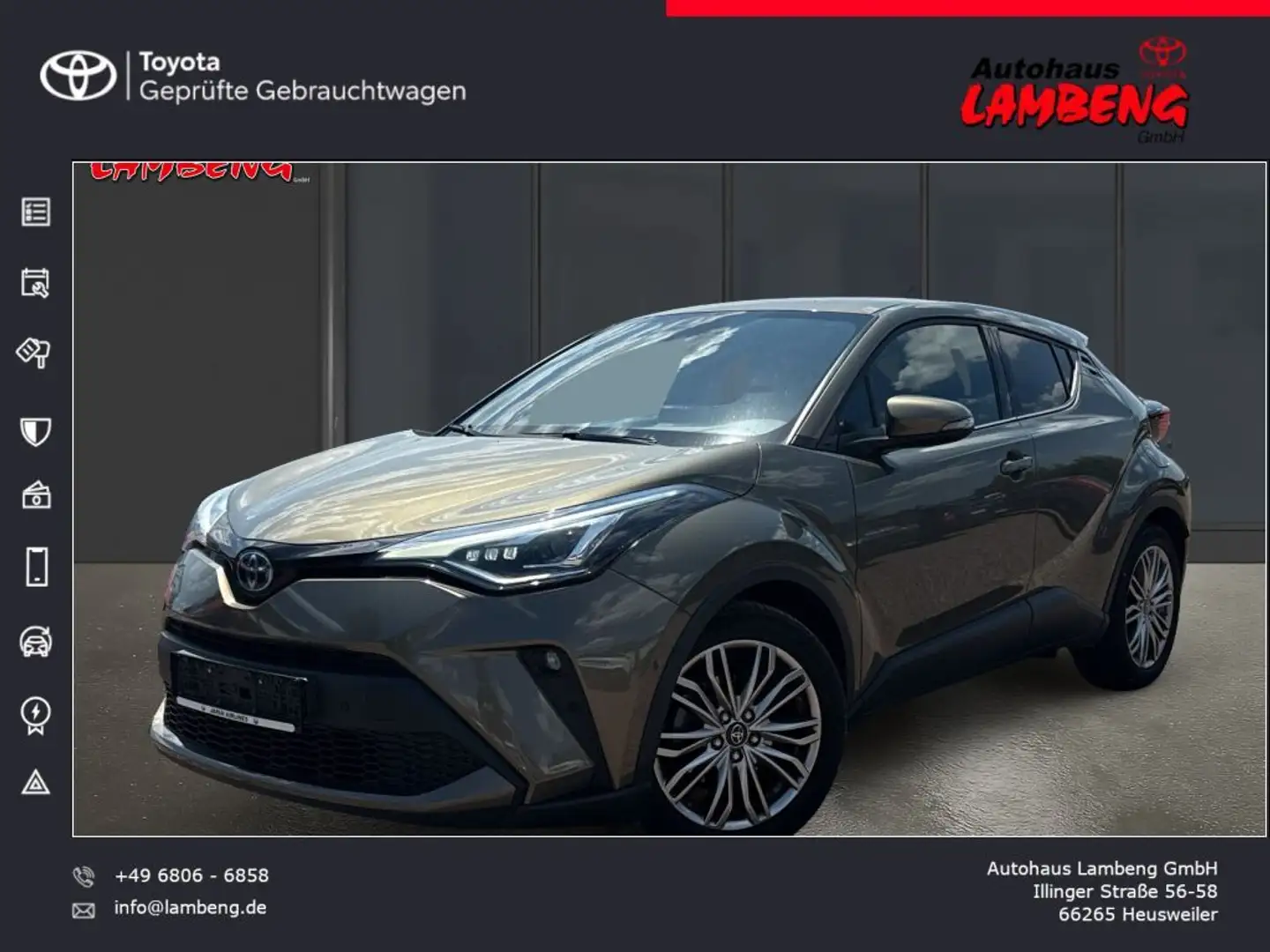 Toyota C-HR 2.0 Hybrid Lounge Bronze - 1