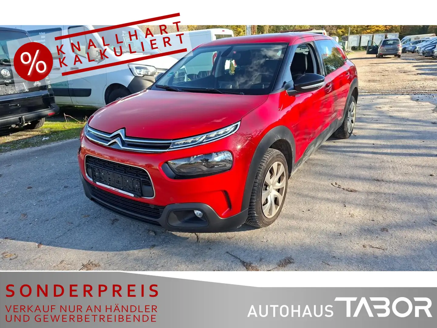 Citroen C4 Cactus Cactus 1.2 PT 110 Feel Klima SHZ PDC GRA Rouge - 1