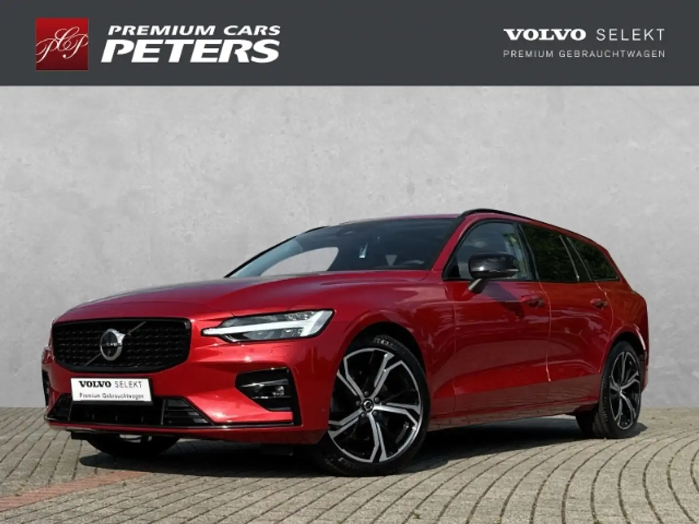 Volvo V60 Ultra Dark B4 19''LM AHK B&W Pano Klimasitze 360ka Rosso - 1