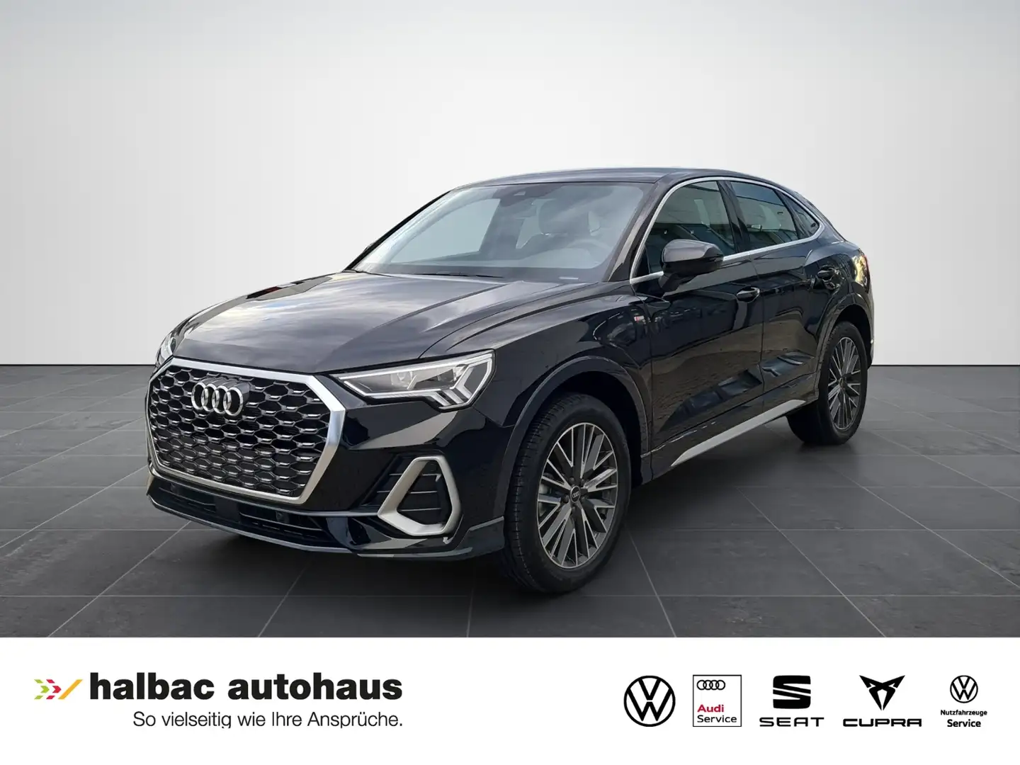 Audi Q3 Sportback 35 S line S tronic +PANOD+LED+NAVI+20"+ Noir - 1