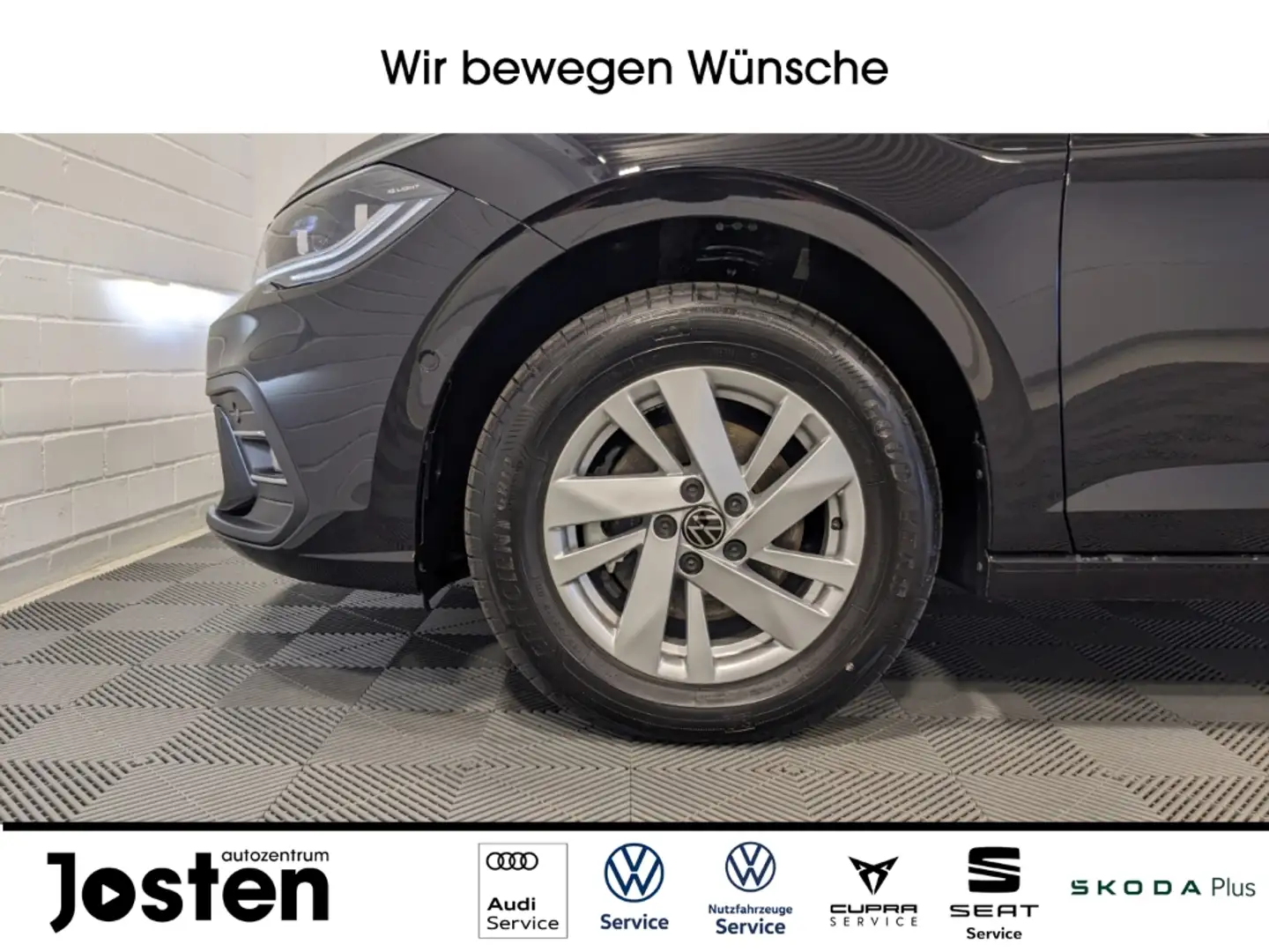 Volkswagen Polo Style 1.0 TSI DSG IQ.Light Virtual CarPlay SHZ Noir - 2
