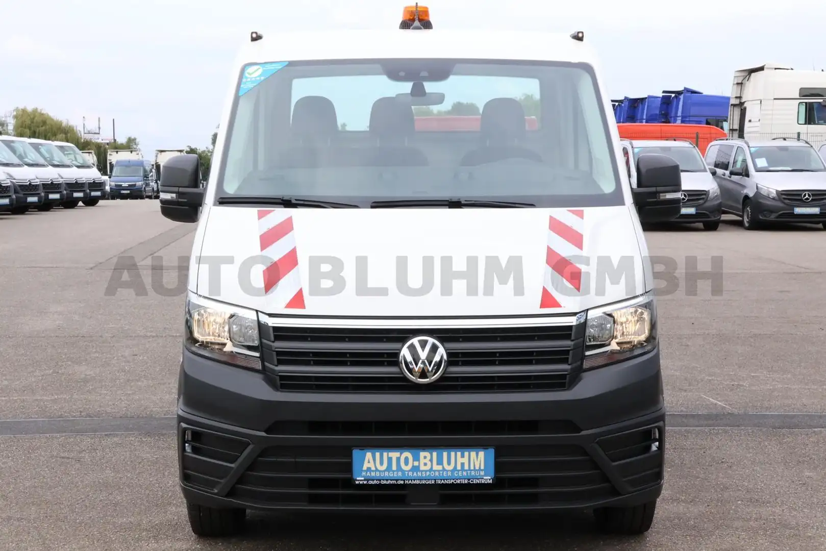 Volkswagen Crafter 35 TDI Pritsche L3 Warnmarkierungen Weiß - 2