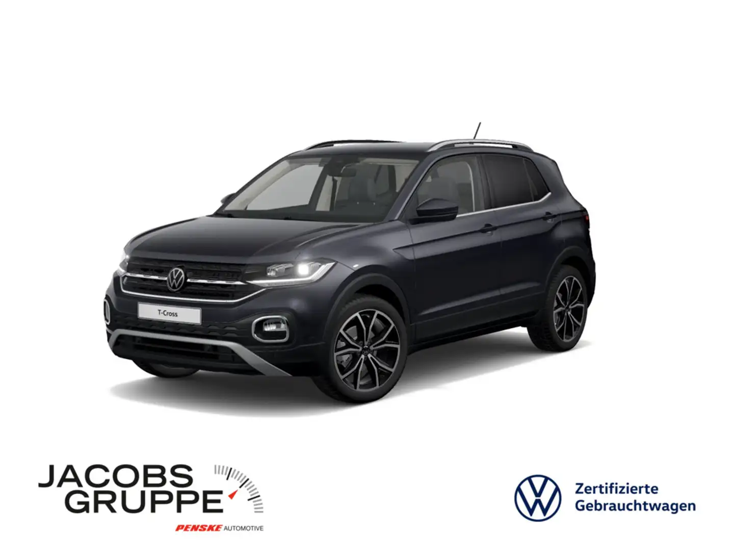 Volkswagen T-Cross 1.5 TSI AHK*AIDPro*RFK*NAVI Style Grau - 1