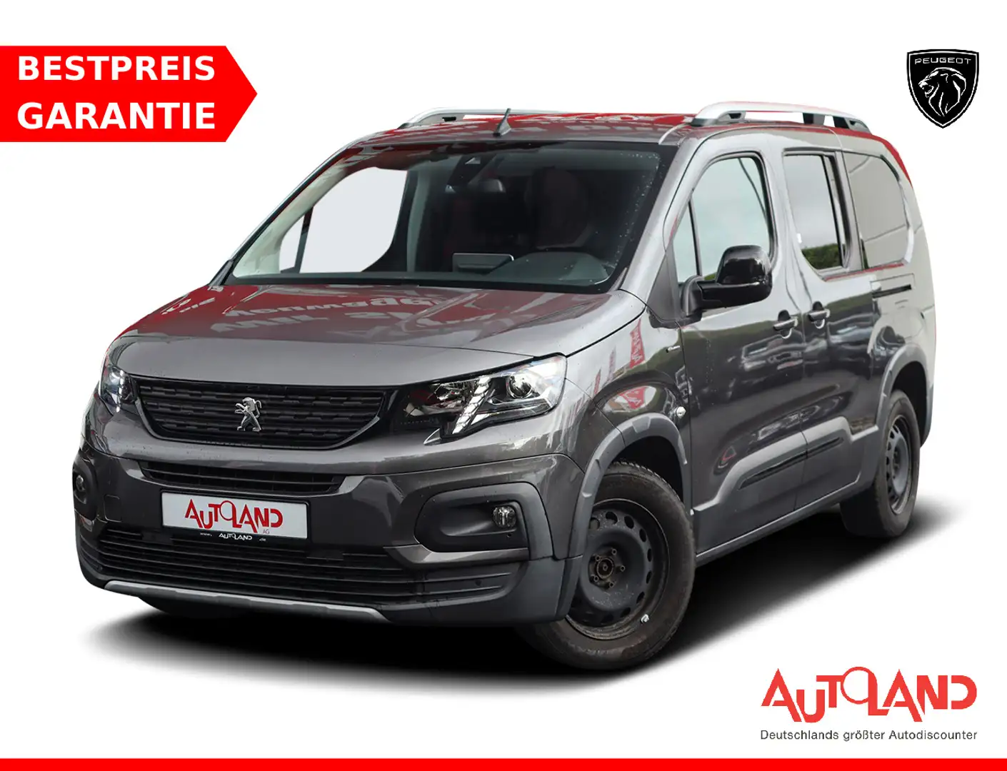 Peugeot Rifter 1.2 GT-Line L2 AAC Navi PDC Kamera 7-Sitze Grijs - 1