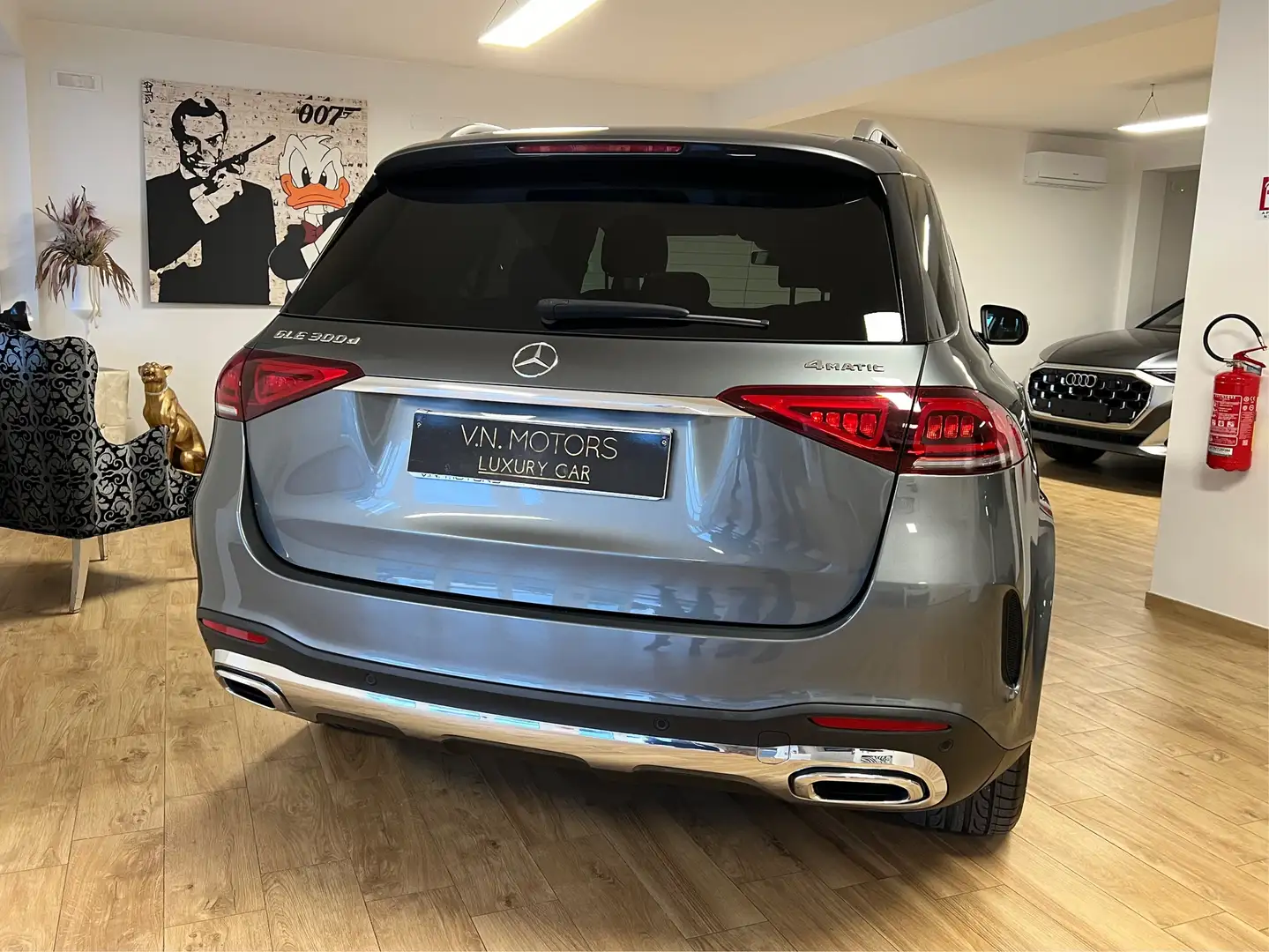 Mercedes-Benz GLE 300 d Premium Plus 4matic UNICOPROPRIETARIO Grigio - 2