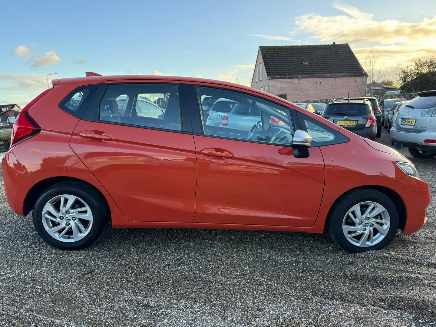 Honda Jazz 1.3 i-VTEC Comfort 54000km Vol Options Mooie Auto Arancione - 2