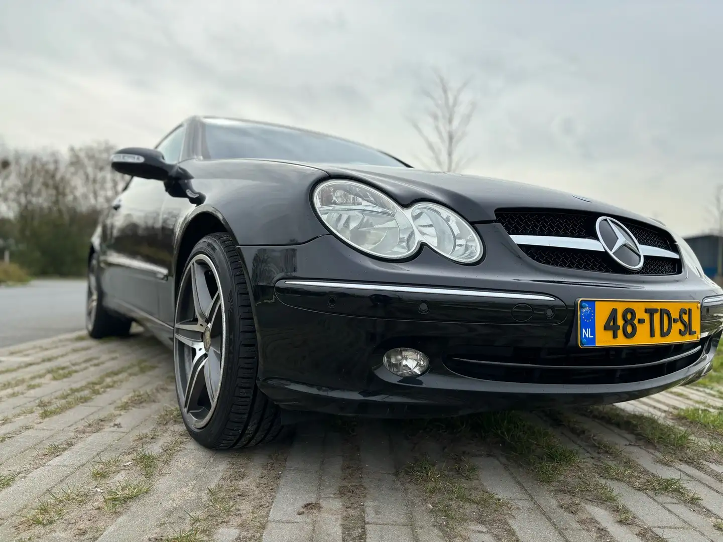 Mercedes-Benz CLK 200 Coupe Kompressor Automatik Avantgarde AMG pakket Zwart - 1