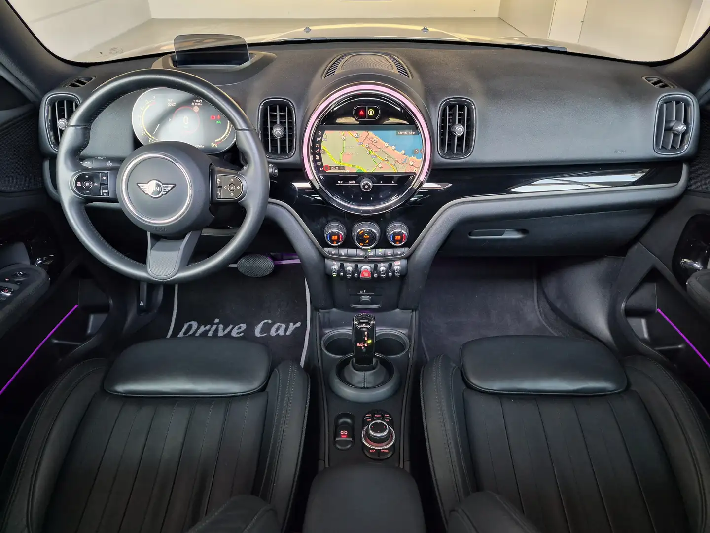 MINI Cooper Countryman PELLE TETTO APRIBILE LED NAVI APPLE CAR PLAY Gris - 2