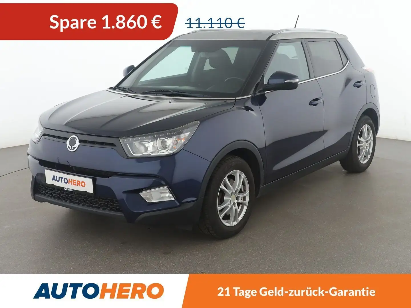 SsangYong Tivoli 1.6 Be 4x2*NAVI*TEMPO*KLIMA*GARANTIE* Blau - 1
