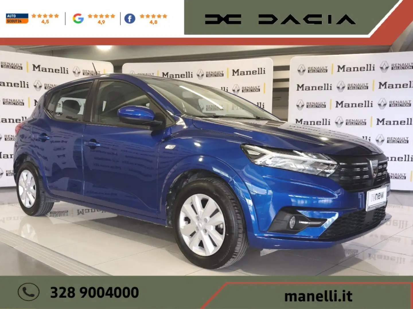 Dacia Sandero Streetway Comfort 1.0 tce ECO-G rif.GJ695 Blu/Azzurro - 1