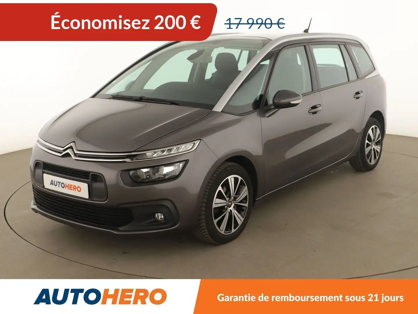 Citroen C4 SpaceTourer 1.5 Blue-HDi Business BV6 Gris - 1