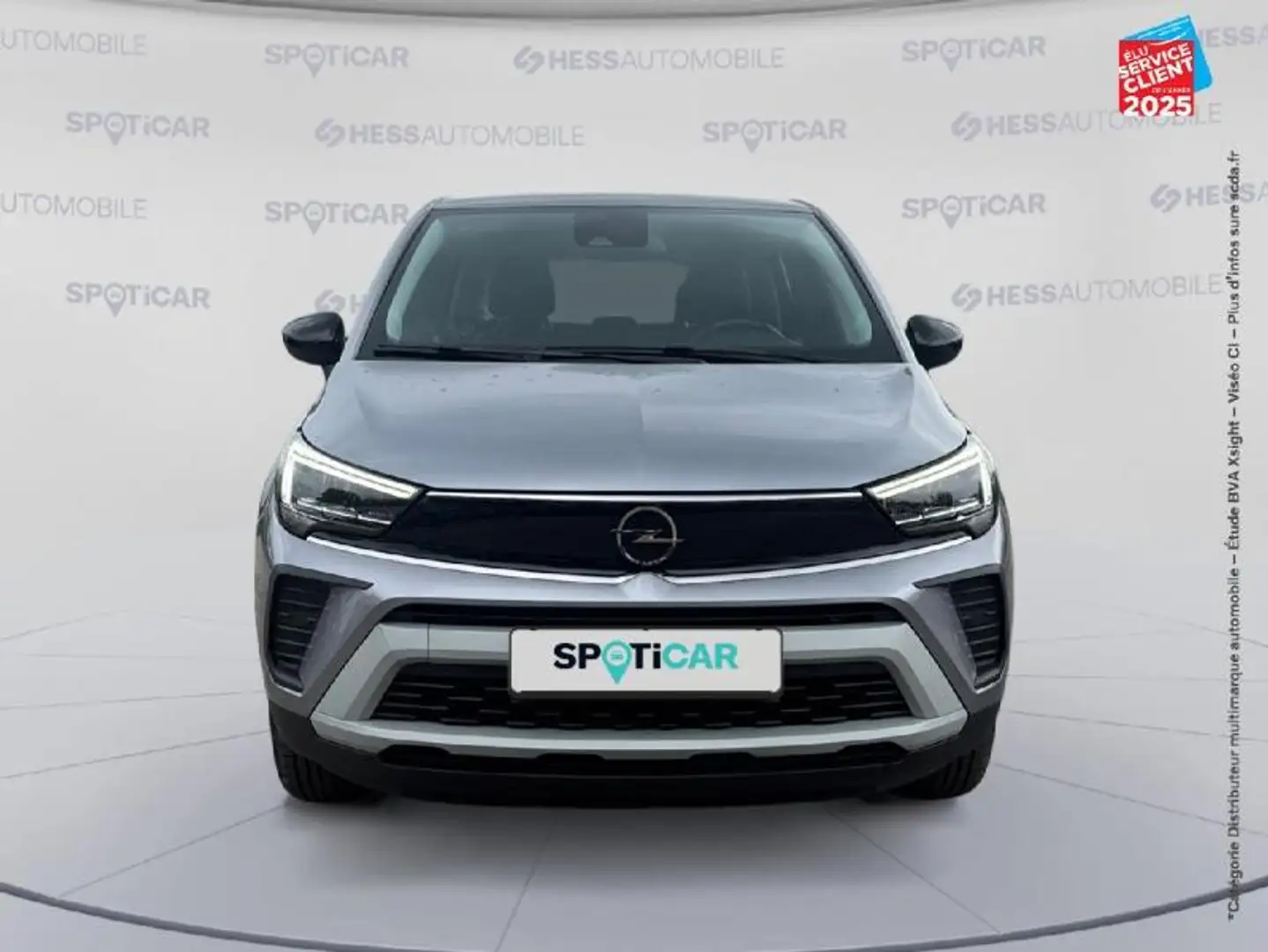 Opel Crossland 1.2 Turbo 110ch Elegance Gris - 2