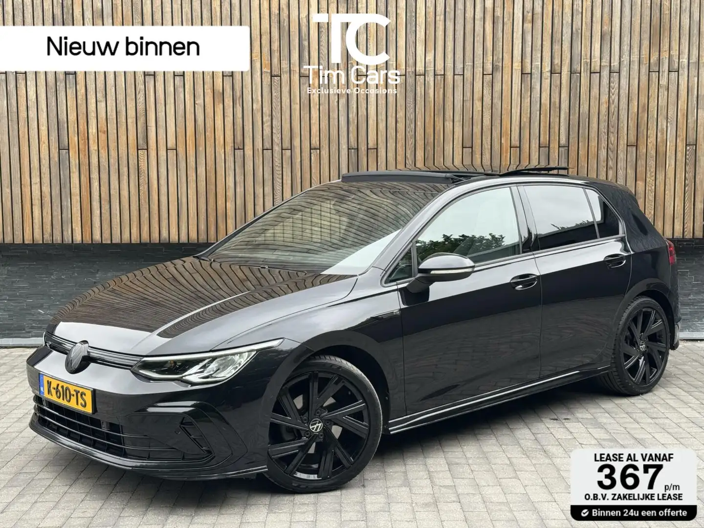 Volkswagen Golf 1.5 eTSI R-Line Automaat | Panoramadak | LED | Bla Zwart - 1