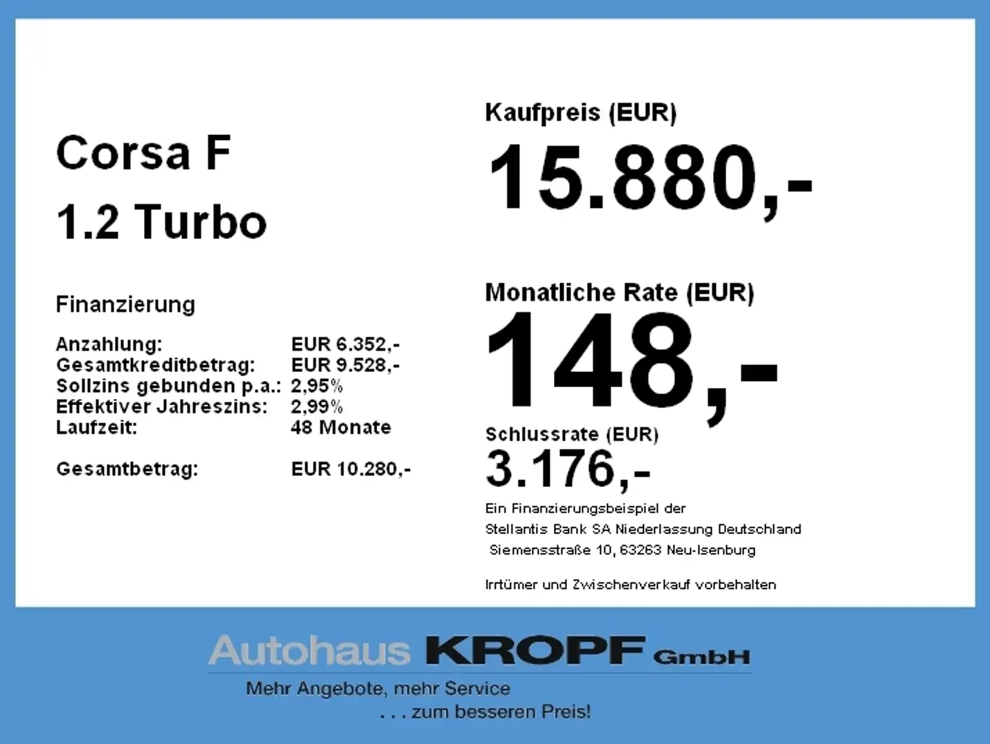 Opel Corsa F 1.2 Turbo GS FIN ab 2,99%LED+SHZ+Kam. Blanc - 2