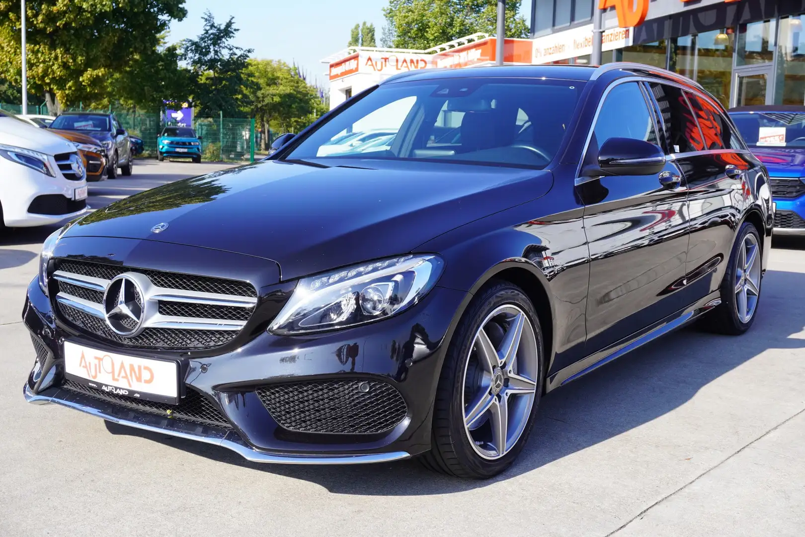 Mercedes-Benz C 160 C250 T-Modell AMG Line 9G-Tronic LED Navi AHK Nero - 2