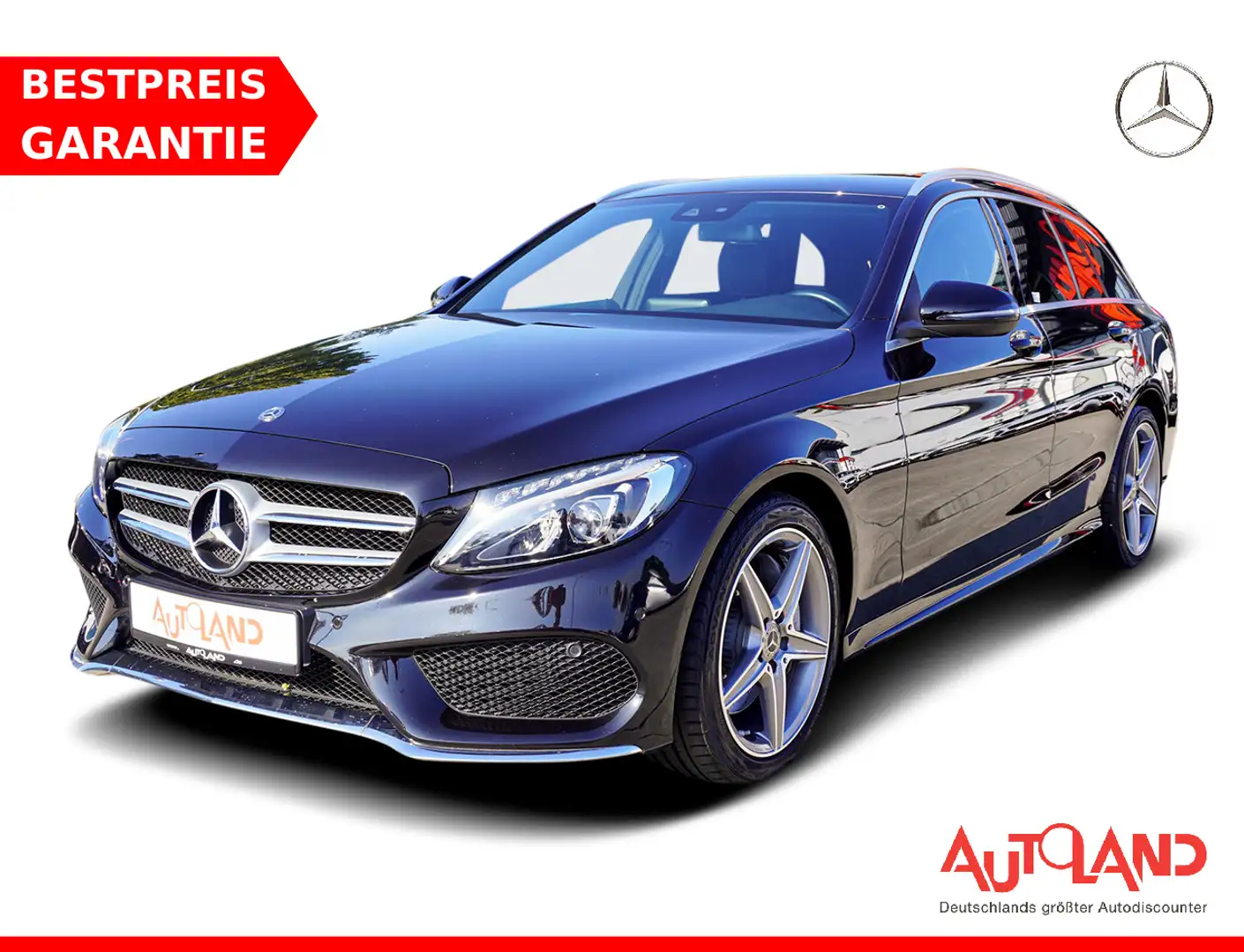 Mercedes-Benz C 160 C250 T-Modell AMG Line 9G-Tronic LED Navi AHK Nero - 1