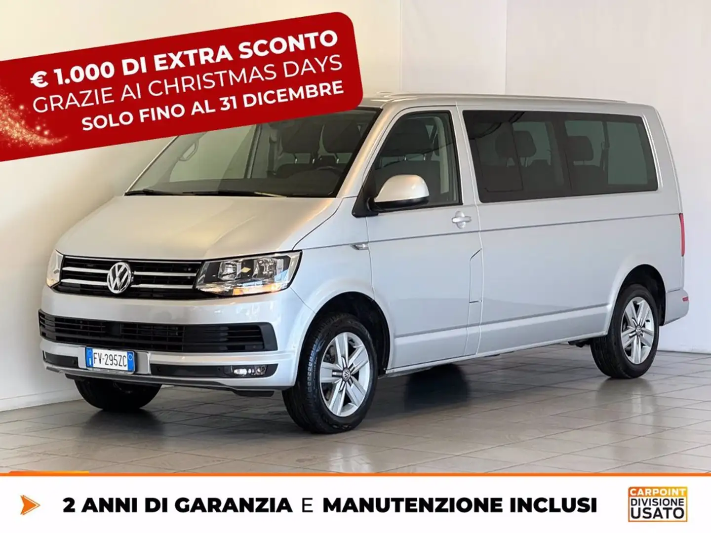 Volkswagen T6 Caravelle 2.0 tdi 150cv 3.0t cruise p.l. dsg e6 Grigio - 1