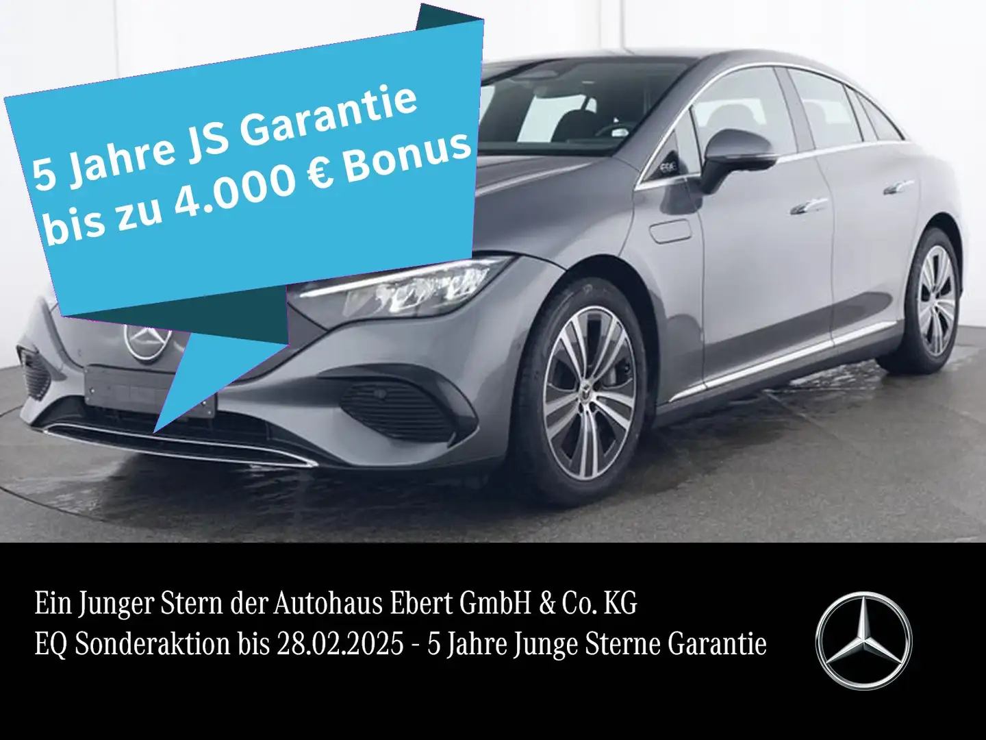 Mercedes-Benz EQE 350 EQE 300 Advanced+ AHK WinterPkt KeyGo WärmePumpe Grau - 1