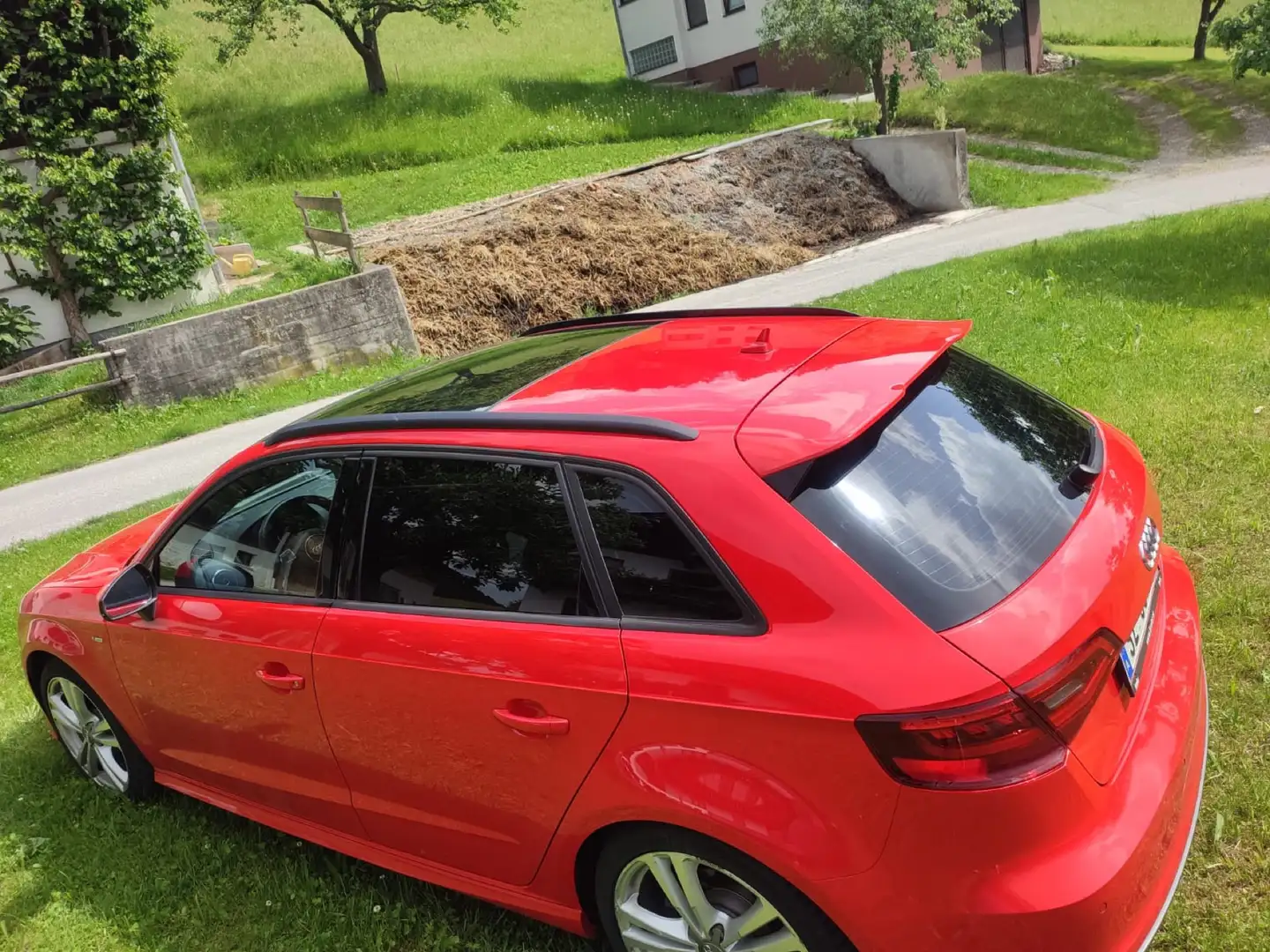 Audi A3 A3 SB quattro Sport 2,0 TDI DPF Sport 8V Rojo - 2