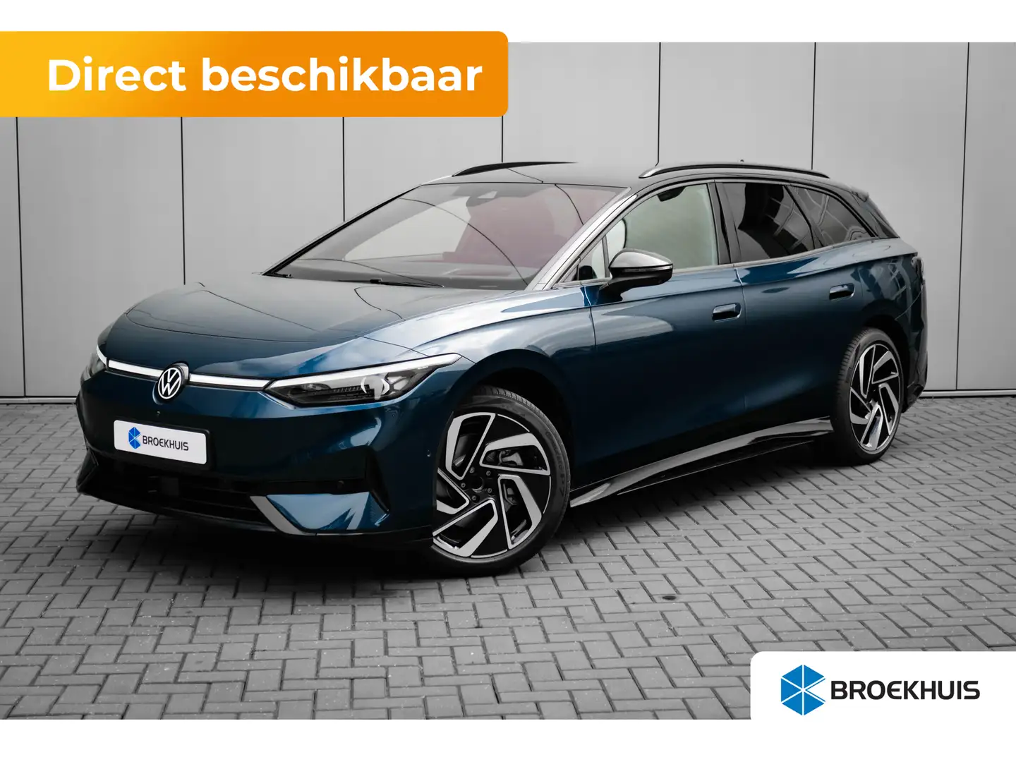 Volkswagen ID.7 Tourer Pro Business | Achterbank in ongelijke dele Blauw - 1