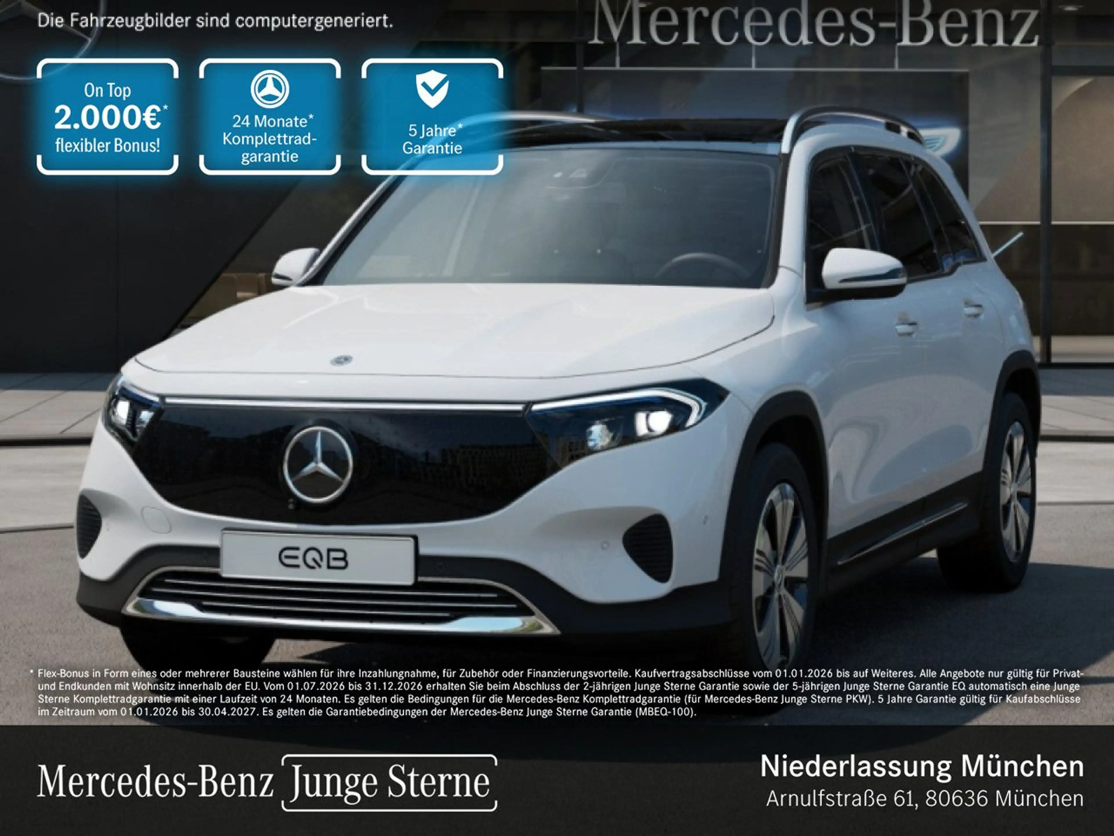 Mercedes-Benz EQB 350 4M PROG+PLUS-PAKET+PANO+360+MEMORY+KEYLESS