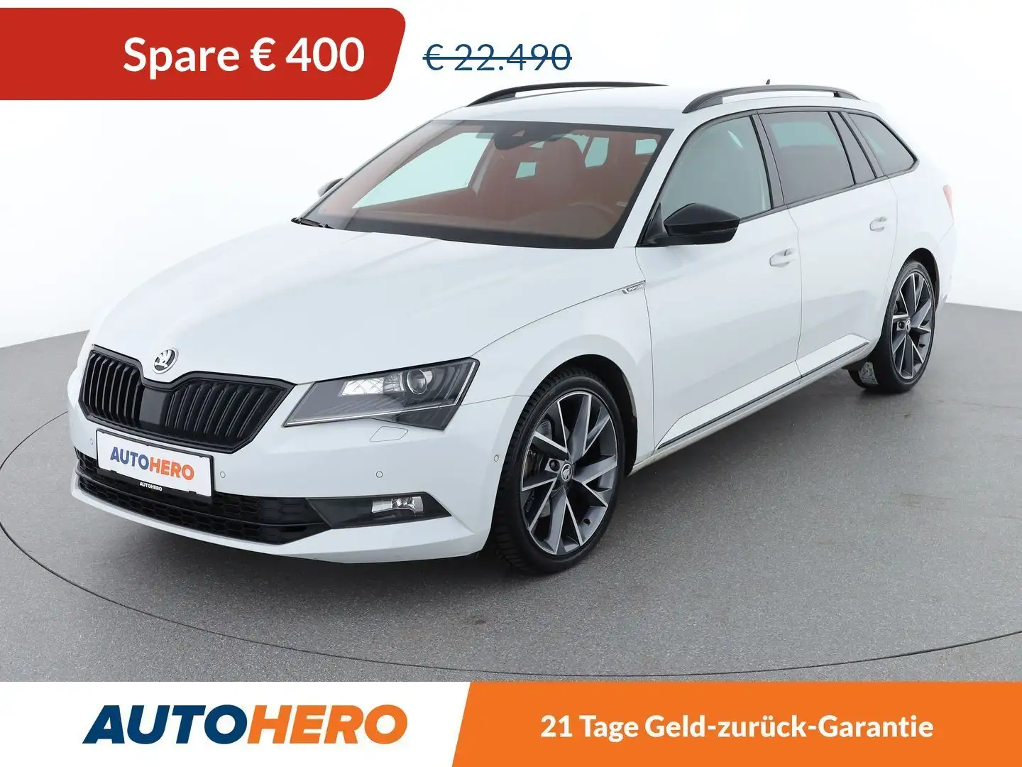 Skoda Superb 1.5 TSI ACT SportLine Weiß - 1