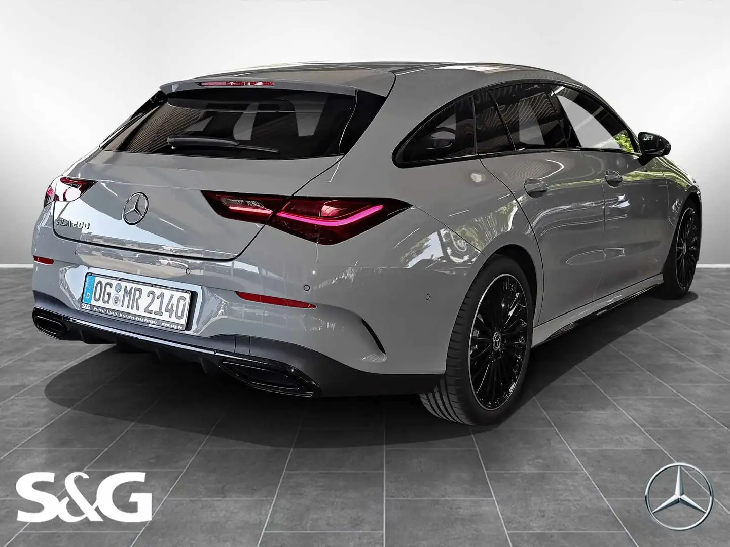 Mercedes-Benz CLA 200 AMG MBUX+RüKam+M-LED+Pano Gris - 2