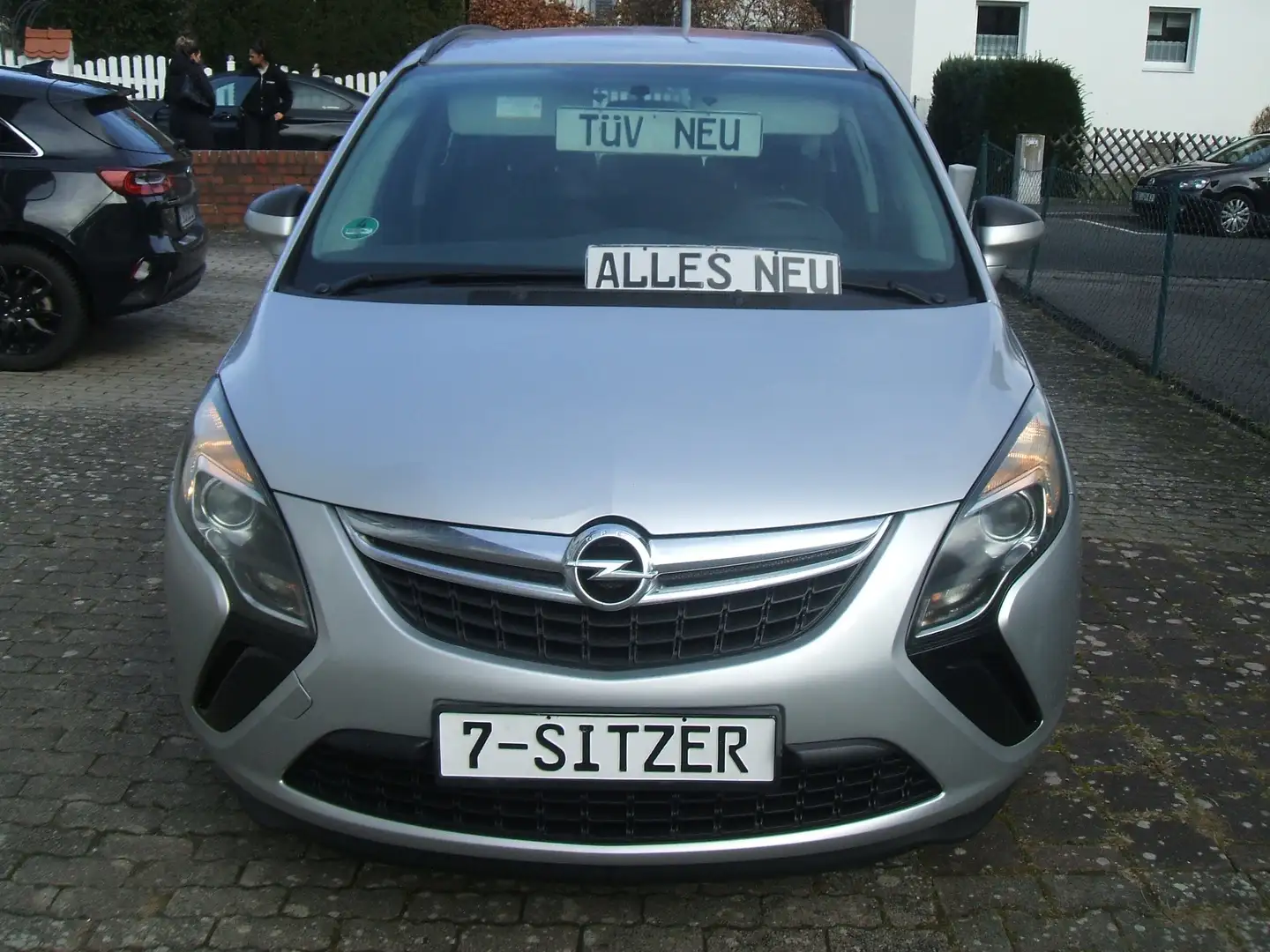 Opel Zafira 7.Sitze*A.H.K*TÜV-BREMSE-KUPPLUNG-ALLES-NEU*TOP Grau - 2