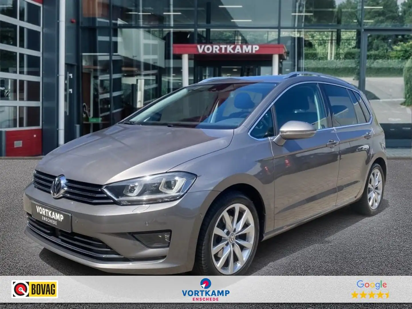 Volkswagen Golf Sportsvan 1.4 TSI DSG HIGHLINE TREKHAAK/NAVI/ACC/PDC/STOELVE Grijs - 1