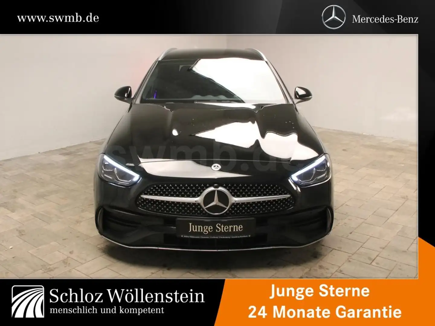Mercedes-Benz C 300 d T AMG/LED/AHK/DISTRONIC/Totwinkel/RfCam Schwarz - 2