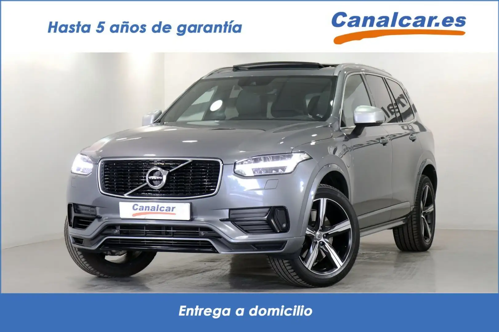 Volvo XC90 T8 Twin R-Design AWD 390 Gris - 1