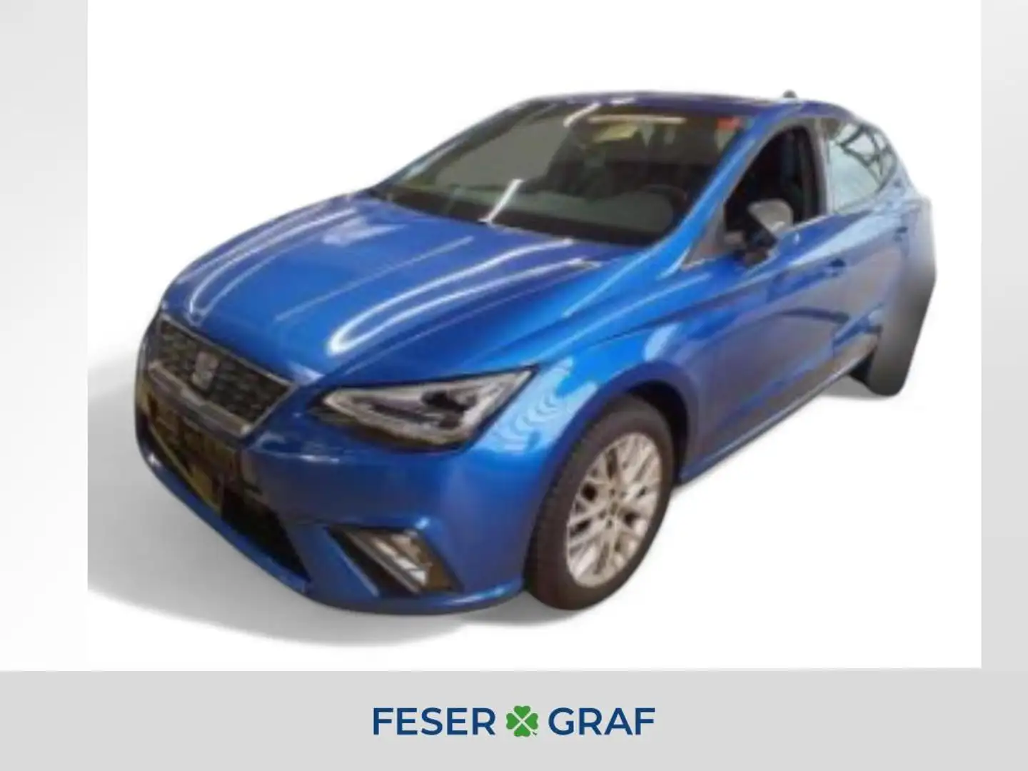 SEAT Ibiza 1.0 TSI Xcellence DSG/LED/Kamera/Sitzhzg./Navi Blau - 1