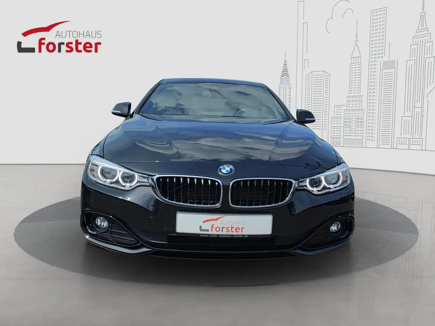 BMW 420 420d Sport Line HUD NaviProf. Leder Nero - 2