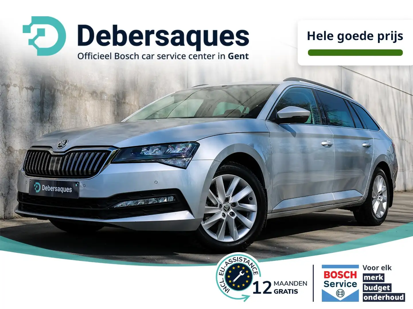 Skoda Superb SW 1.5 TSI ACT Style DSG + 4 Winterbanden EXTRA Argent - 1