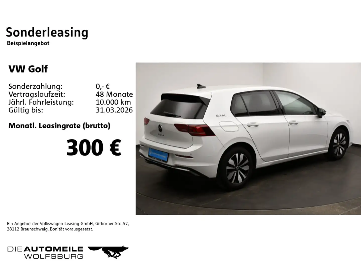 Volkswagen Golf 8 VIII 2.0 TDI DSG Goal LED+/ACC/AHK Weiß - 2