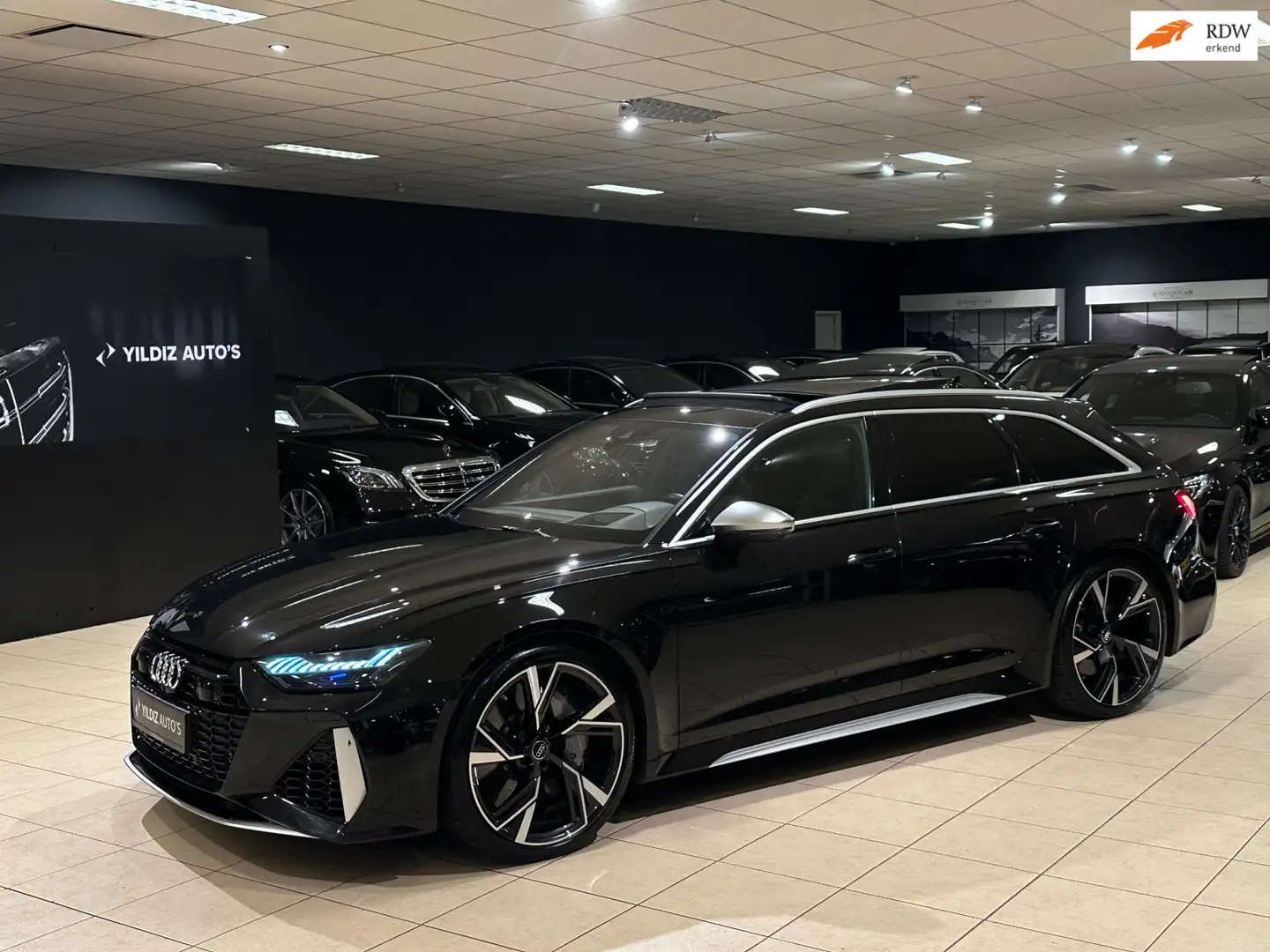 Audi RS6 4.0 TFSI Quattro Dynamic+ 305km/h|BTW|BOMVOLL! Noir - 1