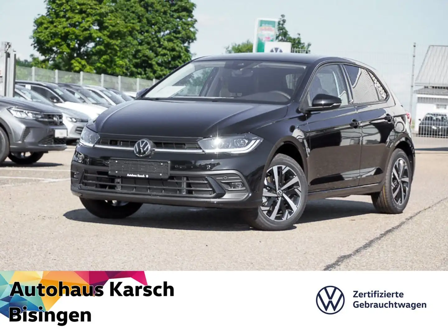 Volkswagen Polo MOVE 1.0 TSI DSG   AHK, NAVI, IQ.DRIVE LED Schwarz - 1