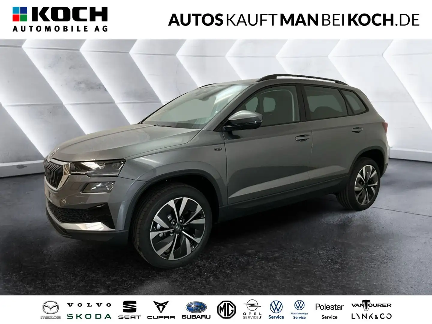 Skoda Karoq 1.5 TSI DSG TOUR AHZV ACC Navi Bluetooth LED Grijs - 1