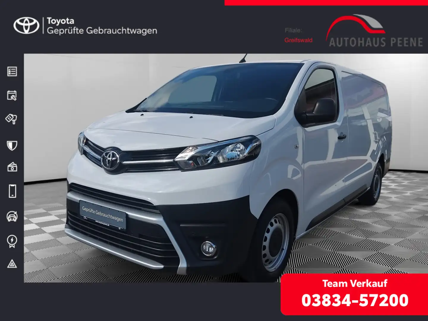Toyota Proace 2.0 L2 Kasten Meister Blanco - 1